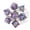 Transparent black and purple eye powder text, variant on CNV Mystic Dragon Eye Polyhedral Dice Set, 7-Piece Sharp Edge Resin Dice for TRPG and Tabletop Games, Handcrafted Style Suspended Eye Design