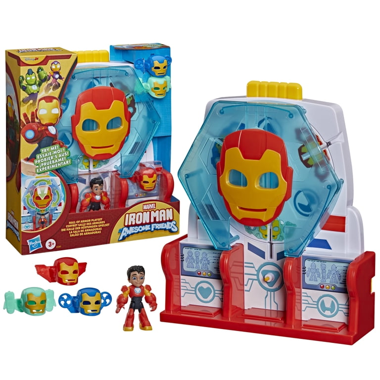 Hall of Armor Playset with 3-Inch Poseable Figure and Wings Accessories photo 1