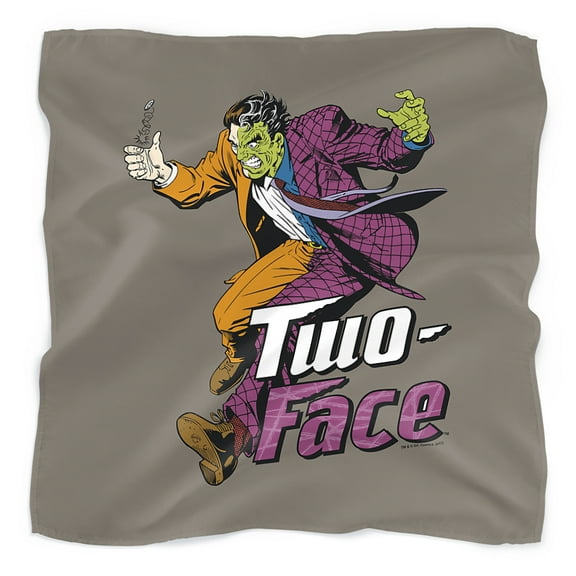 Batman Two Face Bandana (21 in x 21 in)