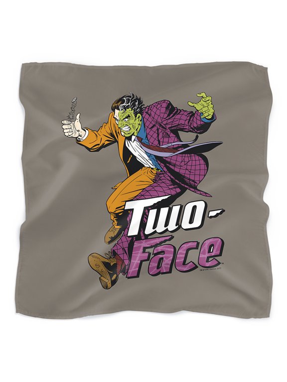 Batman Two Face Bandana (21 in x 21 in)