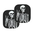 thumbnail image 5 of Uorisanigo Funny Bier Skull Print Automotive Car Sun Shade Window Portable Sun Visor Sunlight Protector Washable Front Window Cover Sun Visor Keeping Your Vehicle Cooler, 5 of 7