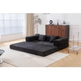 thumbnail image 1 of UTILIA Sofá Modular para Sala Convertible con Diseño Flexible, Tapizado en Chenilla Suave, Cojines de Espuma de Alta Densidad, Base Antideslizante y Unión Segura para Interior, Color Negro, 1 of 1