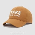 thumbnail image 5 of Ccpelsie Summer Hats for Boys Girls Adjustable Washed Vintage Embroidered Kids Baseball Caps(Yellow,3-8 Years), 5 of 5