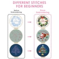 thumbnail image 3 of Kit de bordado TINDTOP Christmas para adulto con tela de bordar, 3 of 7