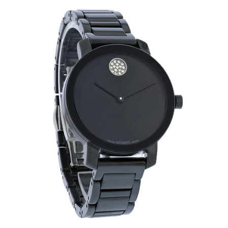 Movado Bold Evolution 2.0 Women's Black Ceramic Quartz Watch 3601235