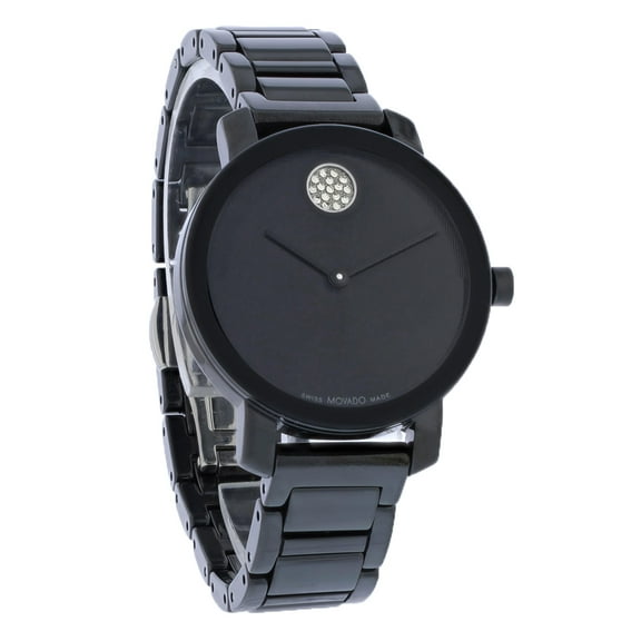 Movado Bold Evolution 2.0 Women's Black Ceramic Quartz Watch 3601235