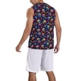 thumbnail image 2 of Sikiie rainbow color Skull mushroom Basketball Jersey Reversible Men's Mesh Athletic Sports Shirts Training Practice S-4XLXX-Large, 2 of 6