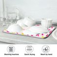 thumbnail image 7 of Yayeee Dish Drying Mat for Kitchen Counter 18"x24" Microfiber Absorbent Pad, Beige Stars, 7 of 7