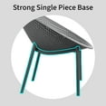 thumbnail image 6 of 2xhome Set of 2 Mid-Century Modern Plastic Lounge Chair Plastic Legs with Breathable Perforated Egg Shaped Seat for Indoor/Outdoor Use., 6 of 13