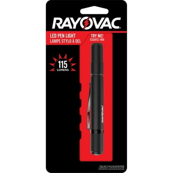 Rayovac Compact LED Penlight With 2 Included AAA Batteries