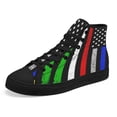 thumbnail image 7 of First Responder High Top Canvas Shoes Sneakers Black Size 11, 7 of 7