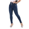 thumbnail image 1 of Pantalón Stretch Tiro Alto Mujer Jeans NYK Azul N4799, 1 of 6