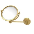 thumbnail image 1 of Allied Brass 8 Inch Wall Mounted 3X Magnification Make-Up Mirror, Polished Brass, 1 of 1