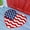 B, variant on HOARBOEG Patriotic Welcome Doormat for 4th of July, Heart Flag Indoor Outdoor Rug with Non-Slip Backing, Vintage Style Floor Mat for Front Door, Bathroom, Kitchen, Porch - 17.7x17.7 Inch, Red