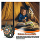 thumbnail image 3 of Radios Walkie Talkies Niños Reloj De Pulsera 2 Piezas Belug, Verde Olivo, 3 of 5
