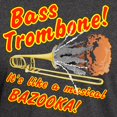 thumbnail image 3 of CafePress - Bass Trombone Musical Bazooka T Shirt - Men's Classic Graphic Cotton T-Shirt, 3 of 4