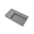 thumbnail image 5 of Castello USA Inc Juniper 36" Right Basin Stone Bathroom Sink in Matte Gray, 5 of 7