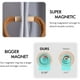 thumbnail image 2 of 4 Pack Wooden Magnetic Curtain Tiebacks Boho Home Decoration Drape Tie Backs Natural Cotton Handmade Rope Curtain Holdbacks for Thin or Thick Home & Office Window Drapery (Black), 2 of 5