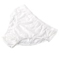 thumbnail image 1 of Ropa interior desechable de algodón puro STARLY para mujer, paquete de 10 unidades, blanca, 1 of 8