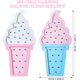 thumbnail image 2 of 2 piezas Helado San Valentín Romance Atmósfera Luz San Valentín Romance Lámparas Luces de noche LED con pilas para decoración de fiesta de cumpleaños (azul-rosa), 2 of 5