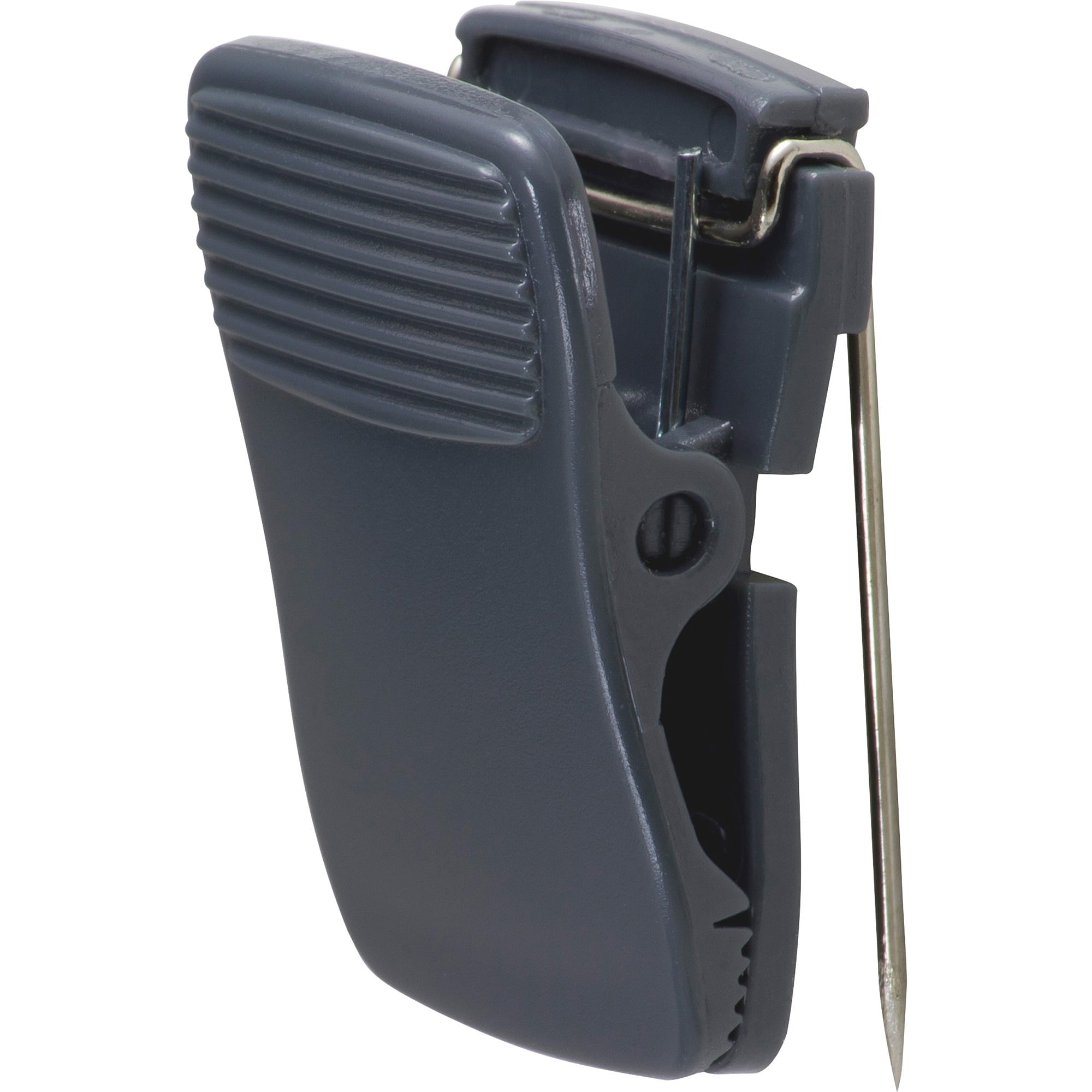 Lorell Plastic Cubicle Clips, Black, 24 / Box (Quantity)