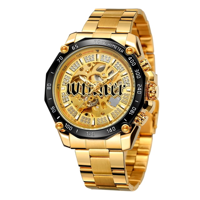 Reloj para hombre Reloj mecánico automático de cuerda automática para hombre Reloj de puls Abanopi Mirar