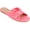 Coral, variant on Journee Collection Womens Zetia Faux Leather Slip On Slide Sandals