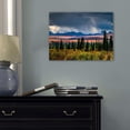 thumbnail image 2 of National Park Autumn Storm Canvas Wall Art, Alaska Mountain Tundra Landscape Print, Dramatic Nature Artwork for Living Room Bedroom Cabin Decor, Ready to Hang, 2 of 6