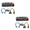 thumbnail image 4 of Transemion PCI-E 1x to 6x USB 3.0 Extender Card Board Portable Desktop PC Adapter Red Slot Blue Cable 2Set, 4 of 6