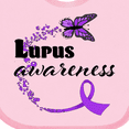 thumbnail image 4 of Inktastic Lupus Awareness butterfly ribbon Boys or Girls Baby Bib, 4 of 4