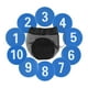 thumbnail image 2 of 10 marcadores numerados para el suelo, tapetes de entrenamiento de habilidades, velocidad, agilidad, gimnasio, práctica de suelo, marcadores de disco Azul, 2 of 8
