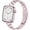 Cherry Pink, variant on Thin Stainless Steel Bands Compatible with Apple Watch 38mm 40mm 41mm 42mm 44mm 45mm 46mm 49mm for Women, Metal Straps for iWatch Series 10 9 8 7 6 5 4 3 2 1 SE Silver