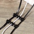 thumbnail image 5 of 100 Pieces Mini Outdoor Cable Clips With Adhesive Tape Self Adhesive Cable Clips Decoration Light Clips Cable Holder Clip, 5 of 5