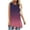 Tank Tops for Women Plus Size-Pink, variant on Homenesgenics Tank Tops for Women Plus Size Women Tank Summer Gradient Color Round-Neck Sleeveless Casual Tunic Blouse Black M