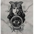 thumbnail image 2 of Butterfly Moth Spiritual Crystal Ball Women's Graphic T Shirt Tees Brisco Brands S, 2 of 5