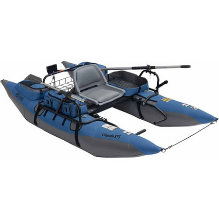 Classic Accessories Colorado XTS Pontoon Fishing Boat, Slate (Best Fishing In Colorado Springs)