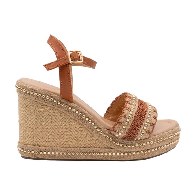 Sandalias Mujer Kipon Playa Plataformas cafe 24