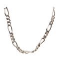 thumbnail image 1 of Italian! Sterling Silver Figaro Chain Bracelet Or Anklet | 8" Long |, 1 of 4