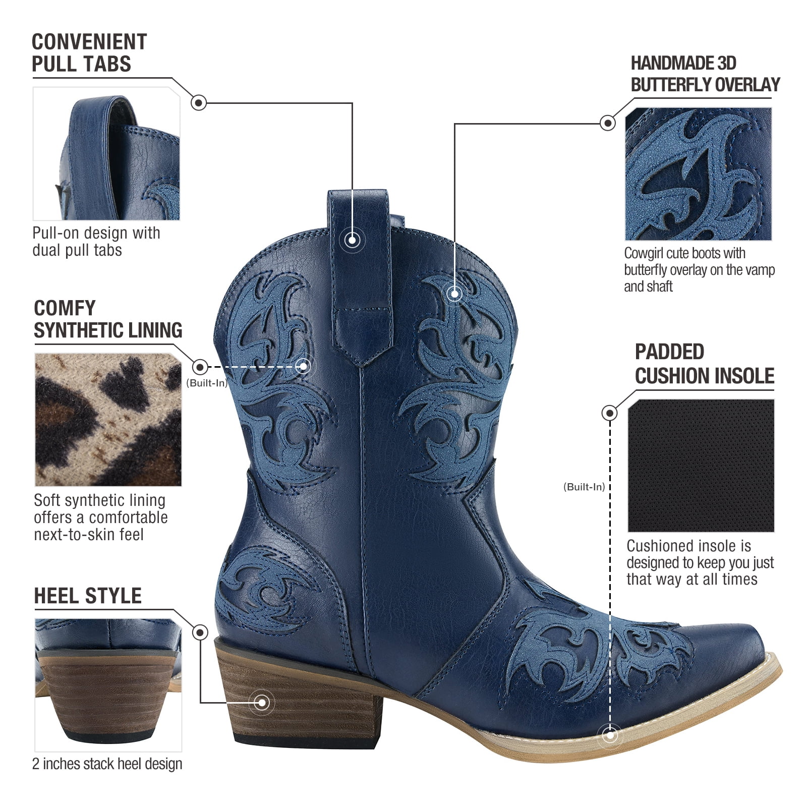 Boots with pull tabs deals