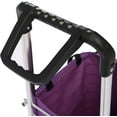 thumbnail image 5 of Folding Shopping Cart - Large Capacity, Aluminum & Stainless Steel Pull Cart for Groceries, Laundry, Garage, 5 of 9