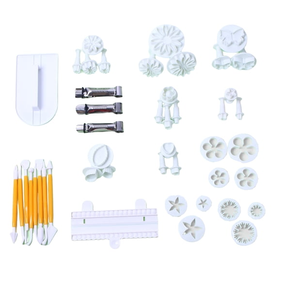 Molde para pasteles Inteprter fabricante de dulces rebanador de galletas herramienta de plástico para hornear Kit de decoración de Herramientas y accesorios para hornear