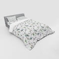 thumbnail image 3 of Ambesonne Flower Bedding Set 3 Pcs, Royal Mallows in Spring, Twin, White and Green, 3 of 3