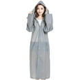 thumbnail image 1 of CSChome Imperméable Portable Adulte Imperméable Poncho à Capuche Pliable Portable EVA avec Fermeture à Boutons et Manchette Élastique, 1 of 6