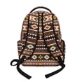 thumbnail image 3 of Xixirimido Ethnic Tribal Geometric Print 17" Kids Backpack for Boys Girls Large School Bags for Middle/High School Students Multi-pocket Book Bag for Elementary, 3 of 8