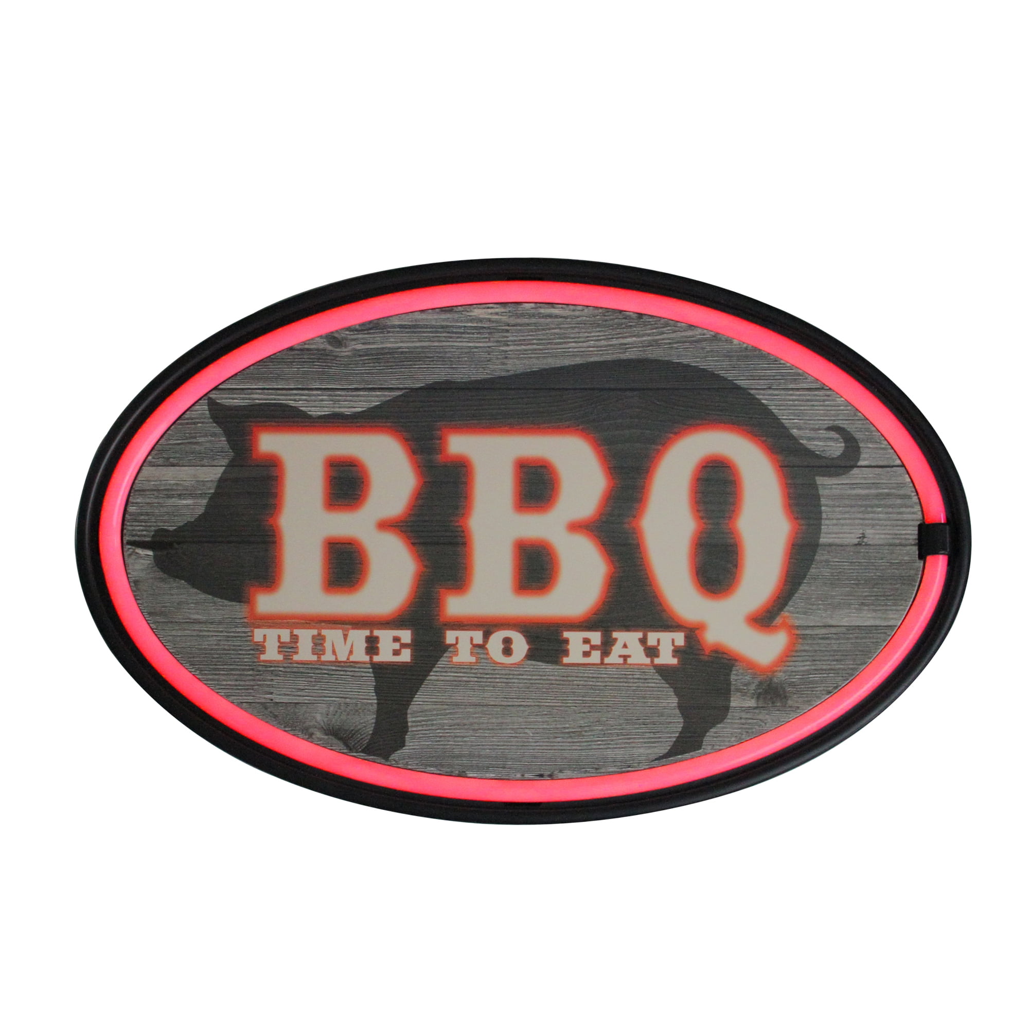Northlight 16.25" Battery Operated Neon Style LED Lighted BBQ Wall Sign