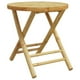 thumbnail image 1 of Mesa de patio plegable VidaXL redonda de bambú Ø45 cm para exteriores, 1 of 9