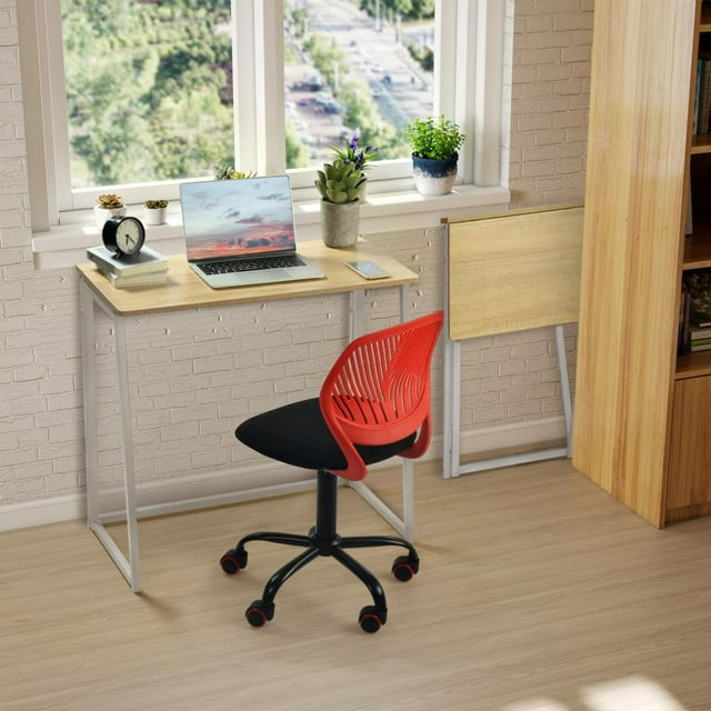 Homy Casa Ergonomic Standing Desk Stool Task Chair with Adjustable Height, 360° Swivel and Rolling Casters for Sit-Stand Workstations and Home Offices and Studios