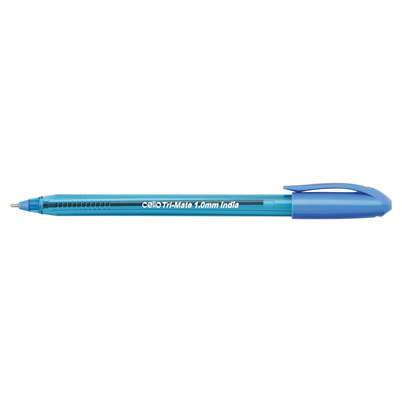 Cello Tri-Mate Pen, Assorted (12 Packs)