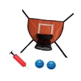 thumbnail image 4 of Mini trampolín, aro de baloncesto, portería de baloncesto, aro desprendible para mates, fácil instalación, accesorios de fijación para trampolín naranja, 4 of 8