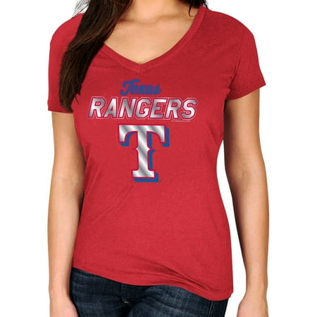 - MLB Texas Rangers Plus Size Women's Basic Tee